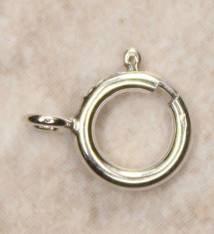 911S-04 = Sterling Silver Spring Ring 6mm Standard (Pkg of 10)