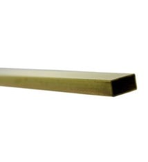 BFT04 = RECTANGULAR TUBE BRASS .014'' WALL  3/16'' x 3/8'' OD