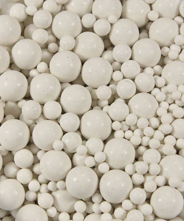 TM250 = Porcelain Balls Tumbling Media Mixed Sizes 2-6mm - 1lb Container