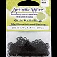 900AWB-13 = Artistic Wire Black Jump Ring 3.1mm ID (1/8'') 20ga