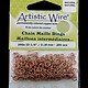 900AWN-16 = Artistic Wire Natural Copper Jump Ring 4.3mm ID (11/64'') 20ga
