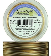 WR35322 = Artistic Wire Spool SP GOLD 22ga 10 YARDS