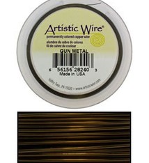 WR32926 = Artistic Wire Retail Spool Antique Brass 26GA 30 YARDS