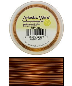 WR31422 = Artistic Wire Spool NATURAL 22GA 15 YARDS