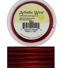 WR32026 = Artistic Wire Spool RED 26GA 30 YARDS