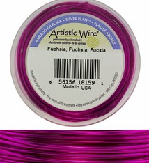 WR36528 = Artistic Wire Spool SP Fuchsia 28ga 40 yard