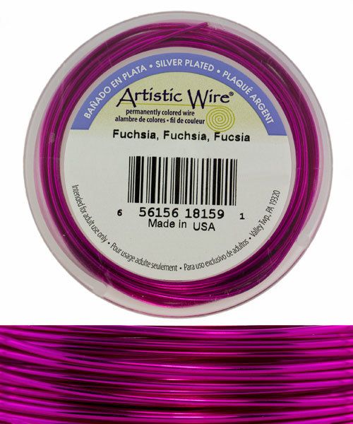 WR36528 = Artistic Wire Spool SP Fuchsia 28ga 40 yard