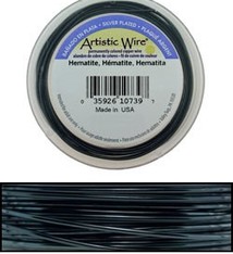 WR36928 = Artistic Wire Spool SP HEMATITE 28ga 40 YARDS