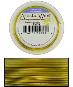 WR36220 = Artistic Wire Spool SP LEMON 20ga 25 FEET