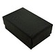 DBX2821B = BOXES - COTTON FILLED BLACK SWIRL  2-5/8'' x 1-1/2'' x 7/8''   CASE 100