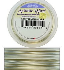 WR36024 = Artistic Wire Spool SP TARNISH RESISTANT SILVER 24ga 15 YARDS