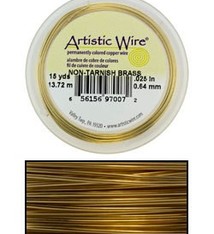 WR33620 = Artistic Wire Tarnish Resistant Brass 20GA  15YARDS