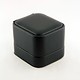 DBX5831 = Black Leatherette Round Corner Ring Box (EACH)