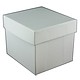 DBX5831W = White Leatherette Round Corner Ring Box (EACH)