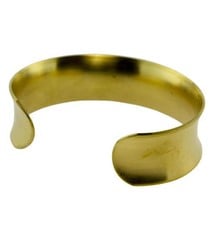 MSBR1023 = Brass Bracelet Cuff Concave 3/4'' Wide