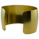 MSBR1015 = Brass Bracelet Cuff Domed 1-1/2'' Wide