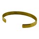 MSBR1001 = Brass Bracelet Cuff Flat 1/4'' Wide