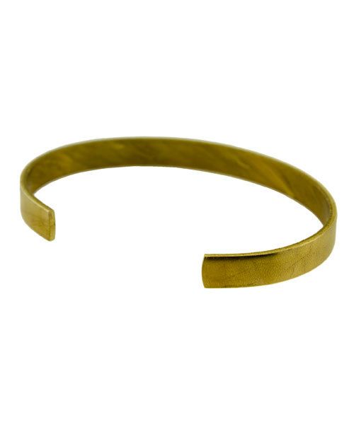 MSBR1001 = Brass Bracelet Cuff Flat 1/4'' Wide