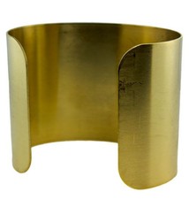 MSBR1006 = Brass Bracelet Cuff Flat 2'' Wide