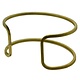 MSBR1034 = Brass Bracelet Cuff Open 1'' Wide