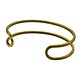 MSBR1032 = Brass Bracelet Cuff Open 1/2'' Wide
