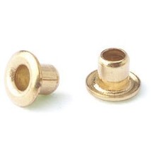 CCBR2001 = BRASS EYELETS 1/16''dia x 1/16''long for RIVET TOOL (50pcs)