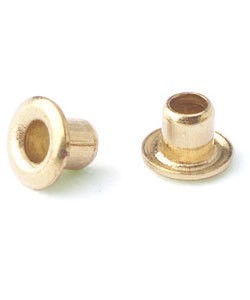 CCBR2001 = BRASS EYELETS 1/16''dia x 1/16''long for RIVET TOOL (50pcs)