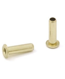 CCBR2006 = BRASS EYELETS 1/16''dia x 7/32''long for RIVET TOOL (50pcs)