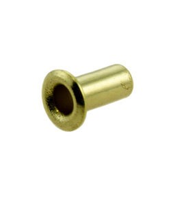 CCBR2014 = BRASS EYELETS 3/32''dia x 3/16''long for RIVET TOOL (50pcs)