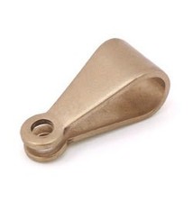 CCBR1923 = Brass Rivet Bails for 3.5mm Necklace (6pcs)