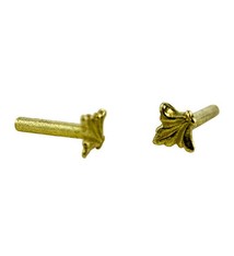 CCBR1205 = BRASS RIVET FLEUR DE LIS (Pkg of 10)