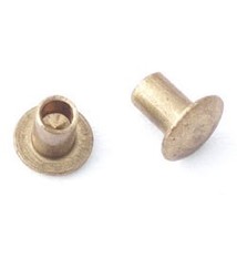 CCBR1002 = BRASS RIVETS 1/16''dia x 3/32''long for RIVET TOOL (50pcs)