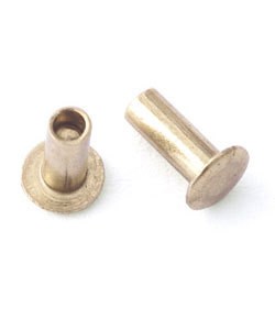 CCBR1004 = BRASS RIVETS 1/16''dia x 5/32''long for RIVET TOOL (50pcs)