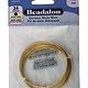 WR5524G = Beadalon German Style Wire 24ga Round Gold Color 12 Meter Coil