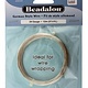 WR5524S = Beadalon German Style Wire 24ga ROUND SILVER PLATED 12 METER COIL