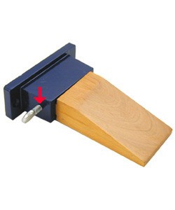 13.320 = Wood Bench Pin with Metal Holder