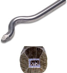 55.0320 = Bent Quality Stamp ''14K''