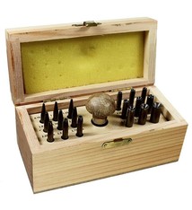 53.189 = Bezel Setting Punch Set 18pcs Plus Handle
