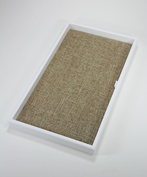 DIS3900 = Burlap Display Pad 14''  x 7-5/8''