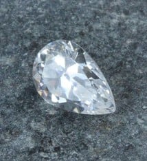 CZPR9X6 = Cubic Zirconia Pear Shape 9x6mm (Pkg of 2)