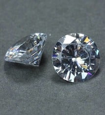 CZRD10 = Cubic Zirconia Round 10.0mm (Pkg of 2)