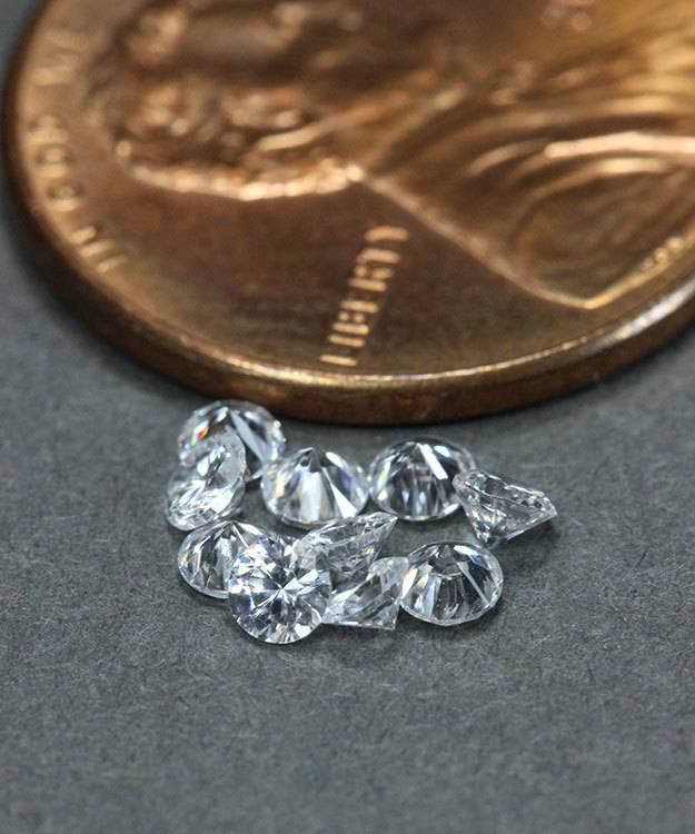 CZRD2.5 = Cubic Zirconia Round 2.5mm (Pkg of 10)