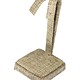 DER3723 = Burlap Earring Stand 2-1/4'' x 2-1/4'' x 4-1/4''  (Pkg of 2)