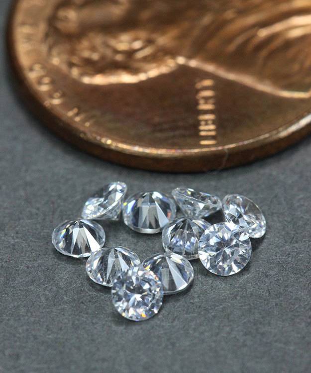 CZRD2.75 = Cubic Zirconia Round 2.75mm (Pkg of 10)