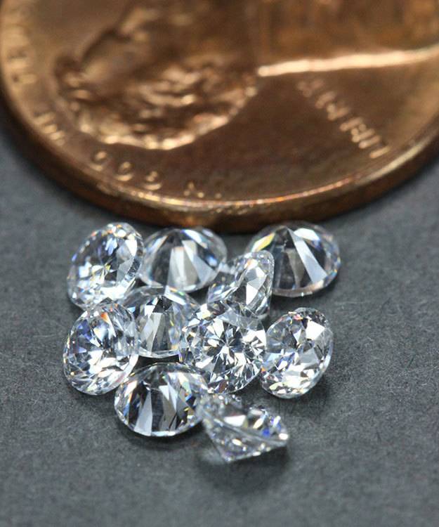 CZRD3.5 = Cubic Zirconia Round 3.5mm (Pkg of 10)