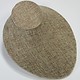 DCH3711 = Burlap Low Necklace Bust 7'' wide x 3-1/2'' high