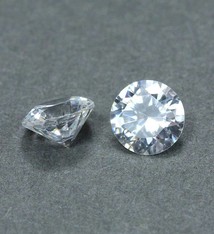 CZRD6 = Cubic Zirconia Round 6.0mm (Pkg of 5)