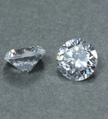 CZRD6.5 = Cubic Zirconia Round 6.5mm (Pkg of 2)