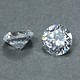 CZRD6.5 = Cubic Zirconia Round 6.5mm "AAA quality" (Pkg of 2)