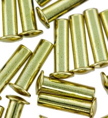 CCBR1134 = BRASS RIVETS 3/32''dia x 5/16'' long for RIVET TOOL (50pcs)